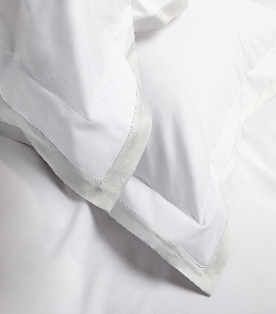 Celso De Lemos Oxford pillowcase with contrasting trim 50cm x 75cm - British product