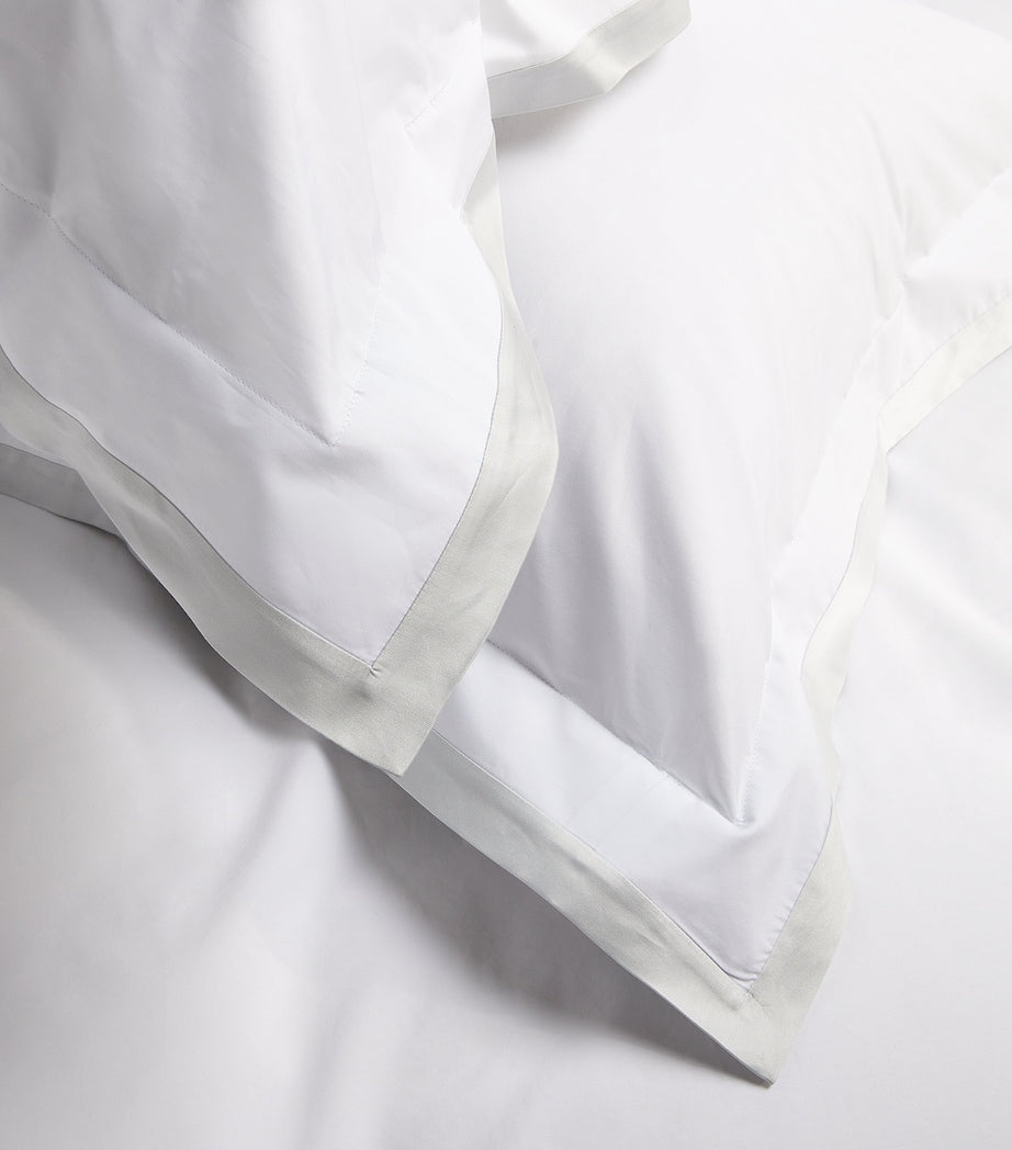 Celso De Lemos Oxford pillowcase with contrasting trim 50cm x 75cm - British product
