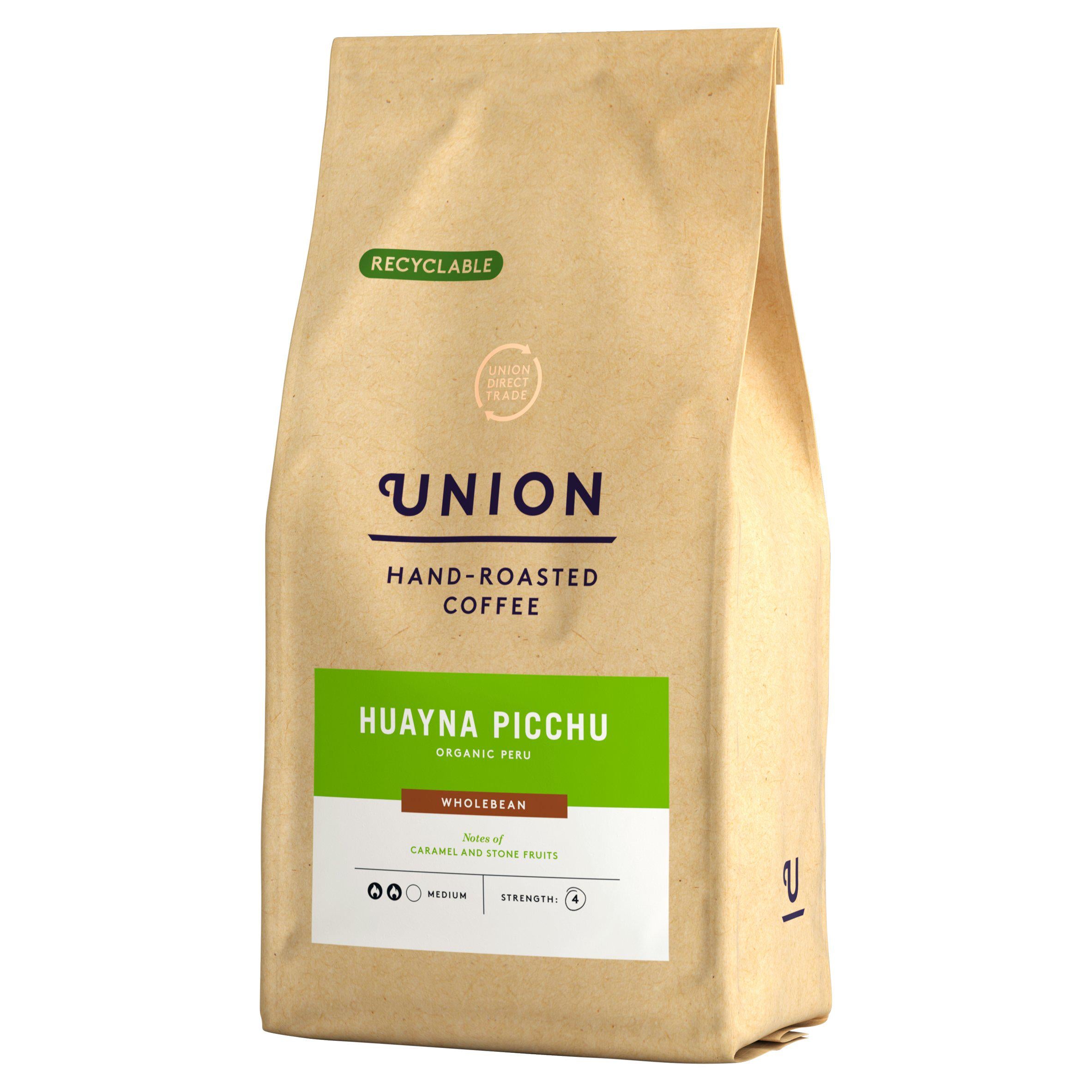 Union Hand Roasted Coffee Huayna Picchu 500g GOODS Sainsburys   