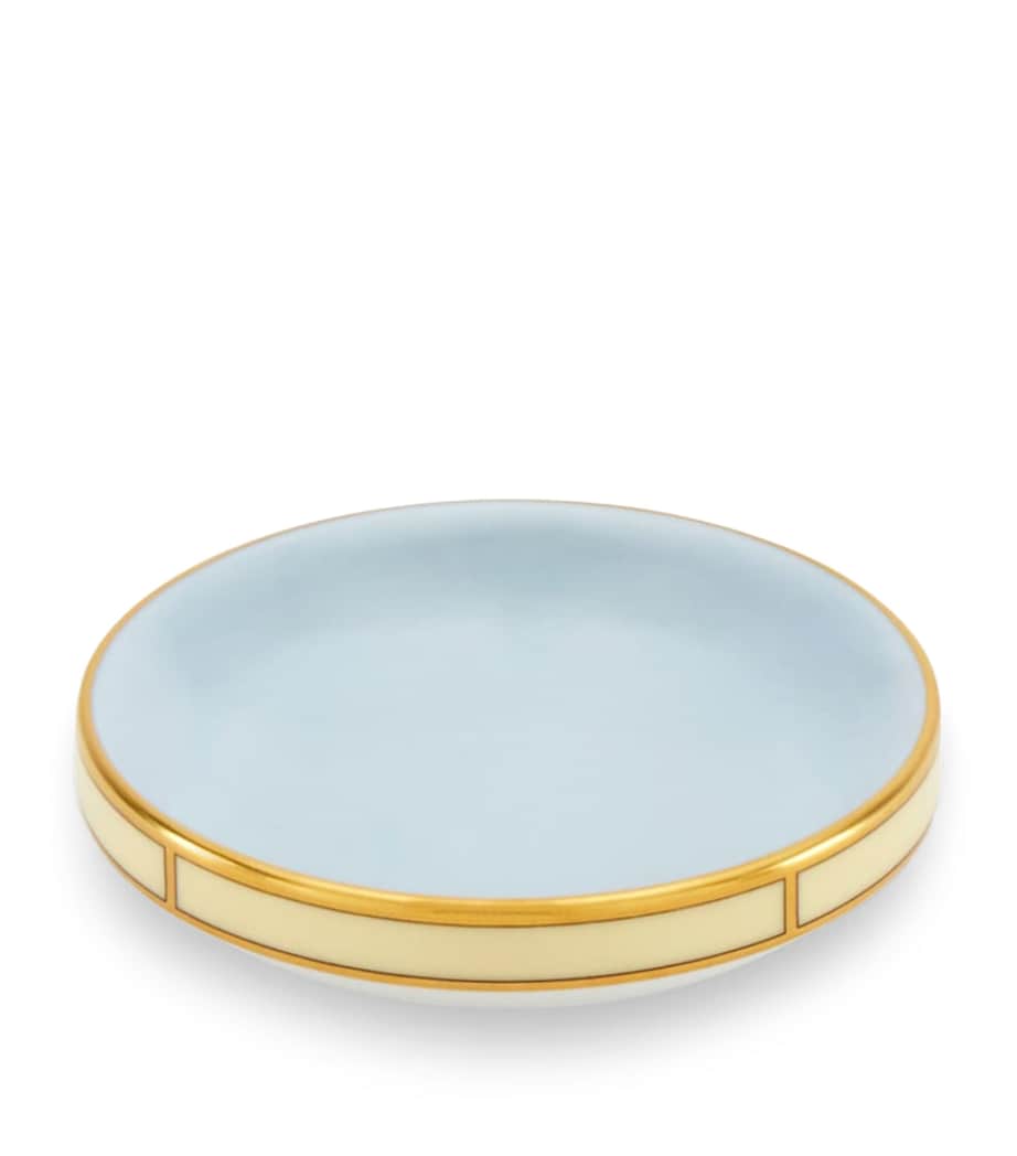 GINORI 1735 Celeste butter dish 10cm, UK version