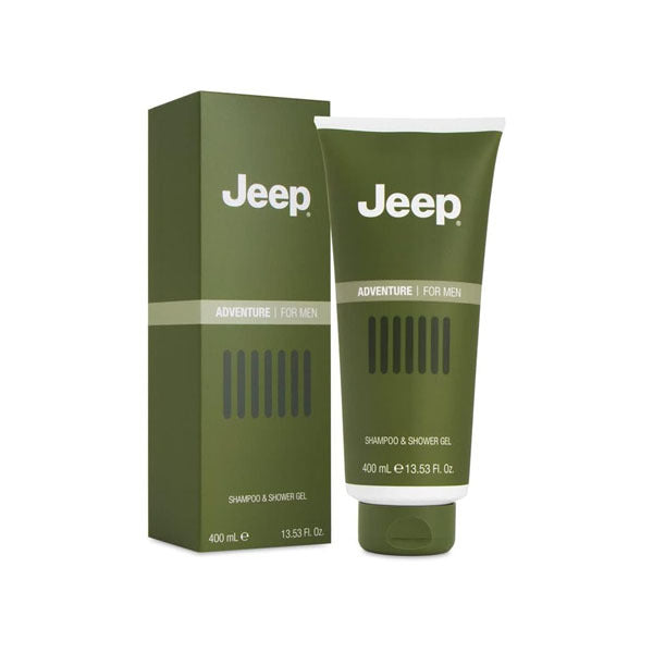 Jeep Adventure shampoo and shower gel 400ml - British product