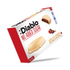 Diablo cookies strawberry peanut cream coating 100g (British brand)