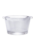 Lalique Wingen glass ice bucket, UK version