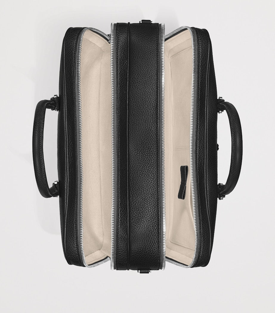 Montblanc large grained leather document case, imported from the UK