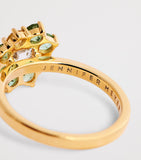 Jennifer Meyer yellow gold tourmaline flower ring, UK version
