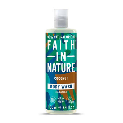 Superdrug Faith In Nature Coconut Body Wash 100ml- Buy online at McGrocer