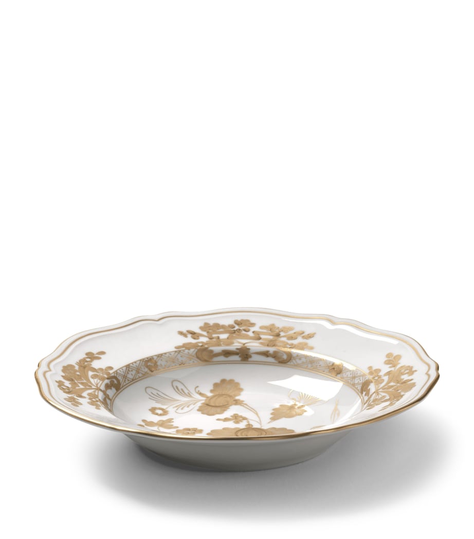Ginori 1735 Oriente Italiano Aurum soup plate 24cm, UK version