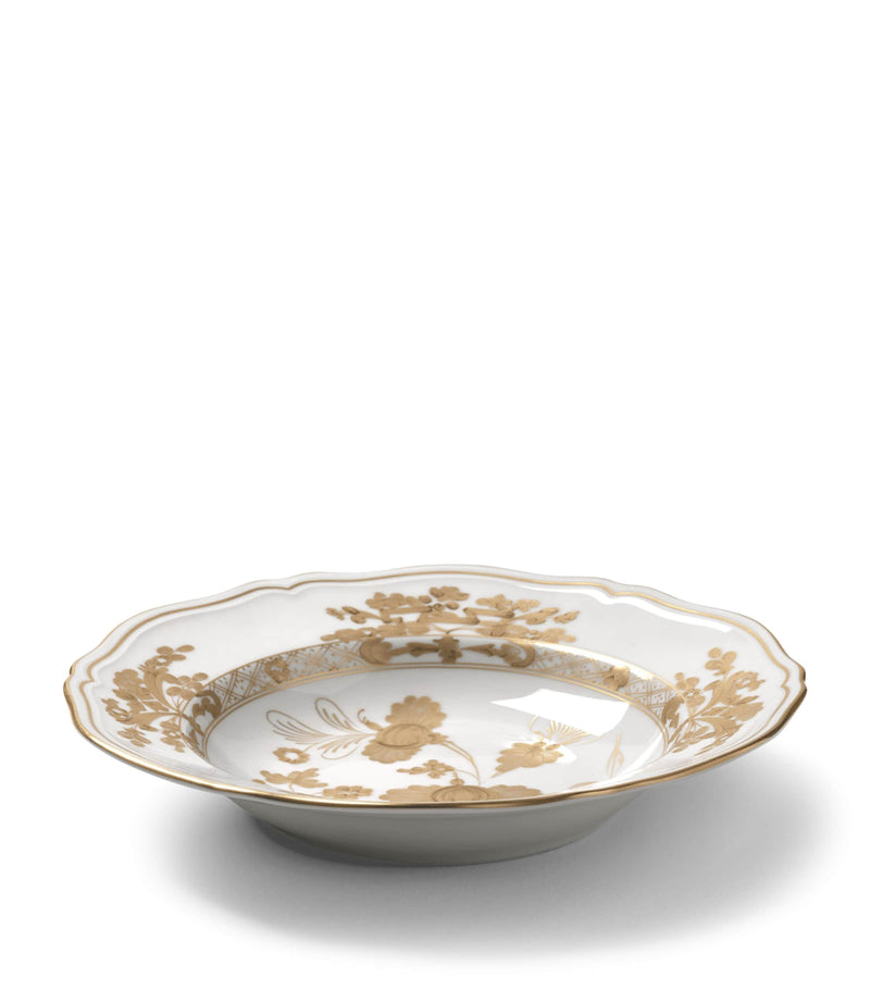 Ginori 1735 Oriente Italiano Aurum soup plate 24cm, UK version