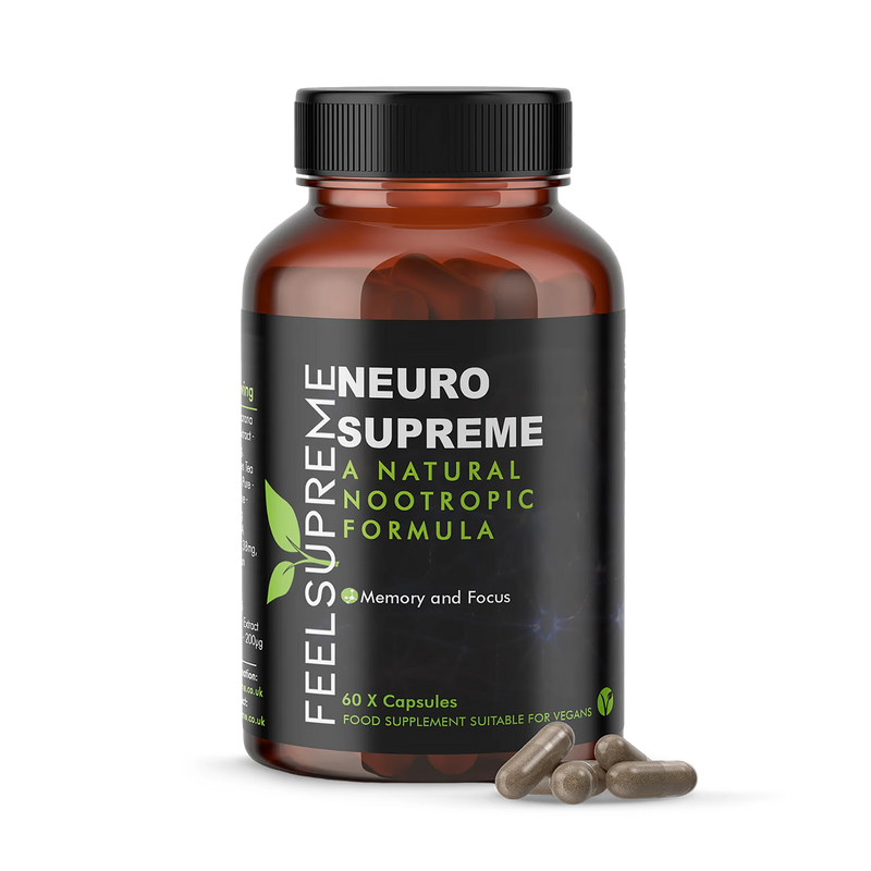 Feel Supreme Neuro Supreme nootropic formula 60 capsules - British product