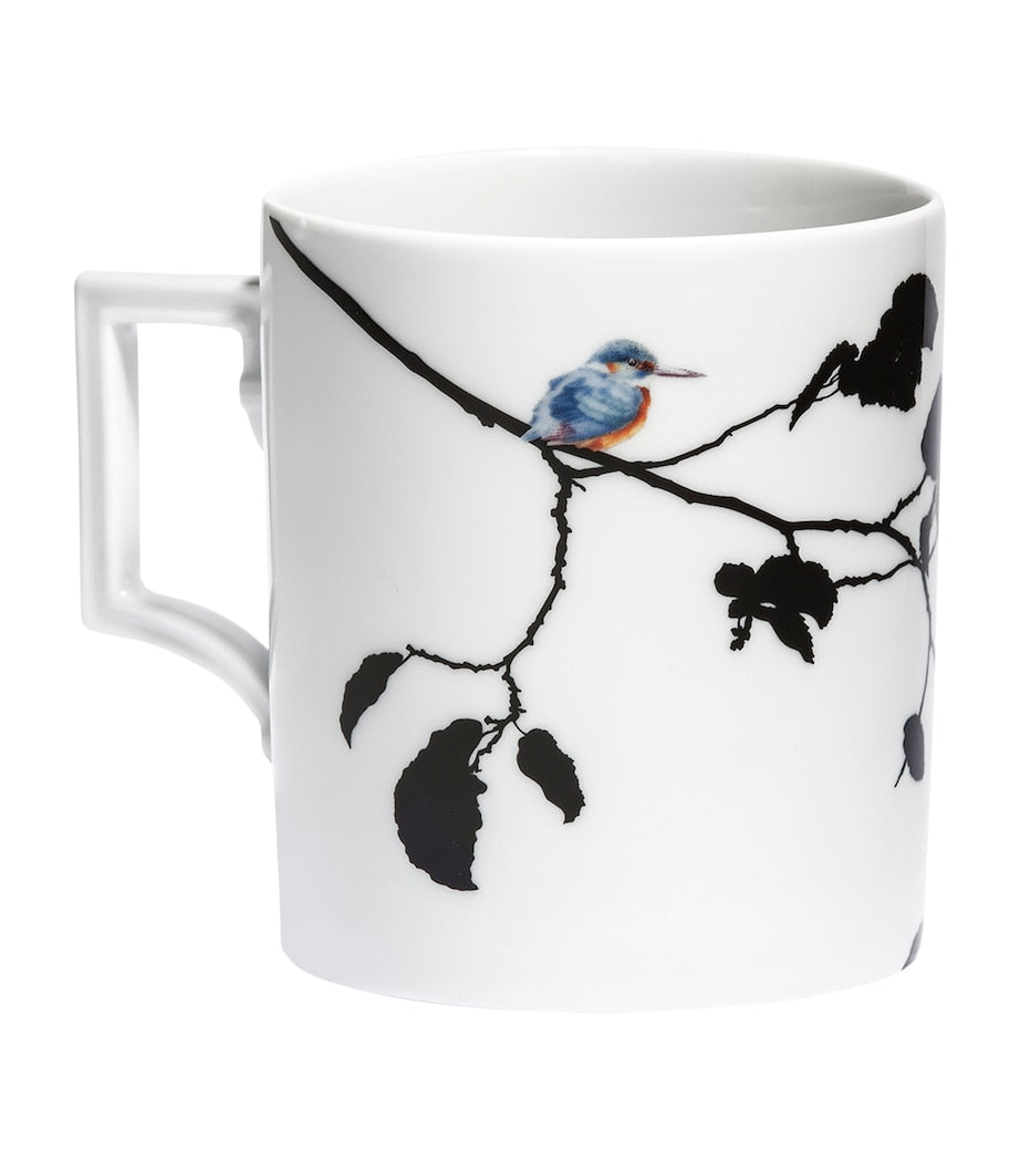 Meissen Porcelain Kingfisher Mug 250ml, imported from the UK
