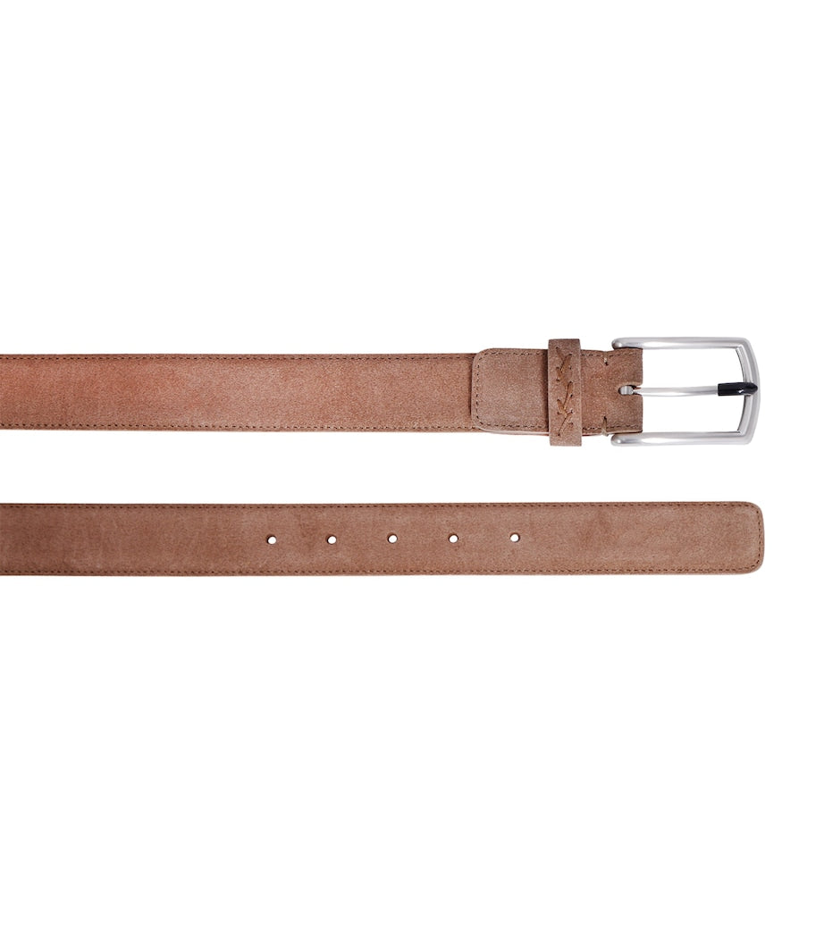 Zegna suede belt 3.5cm (British brand)