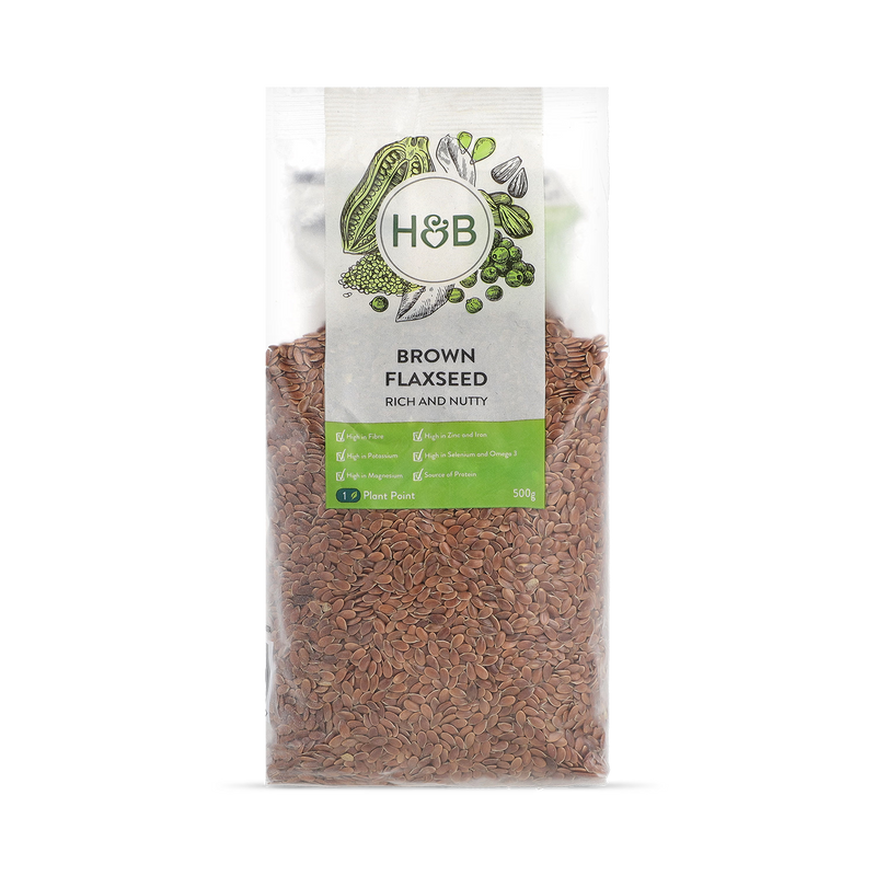 Holland & Barrett brown flaxseed 500g, UK version