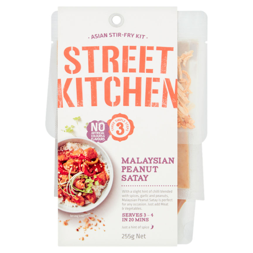 Street Kitchen Malaysian Peanut Satay Stir Fry Kit