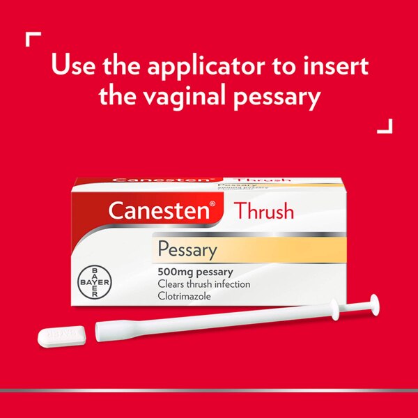 Canesten Thrush Treatment 1 Pessary 500mg