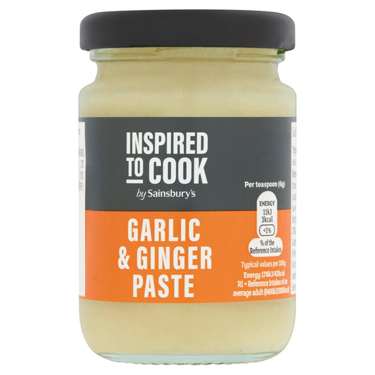 Sainsbury's Garlic & Ginger Paste, Inspired to Cook 90g Herbs spices & seasoning Sainsburys   