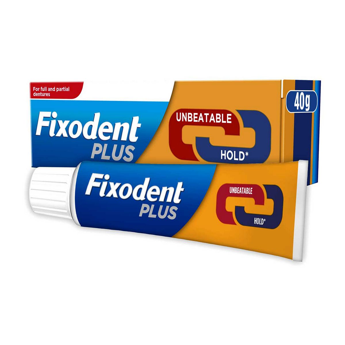 Fixodent Plus Best Hold Premium Denture Adhesive Cream 40g GOODS Boots   