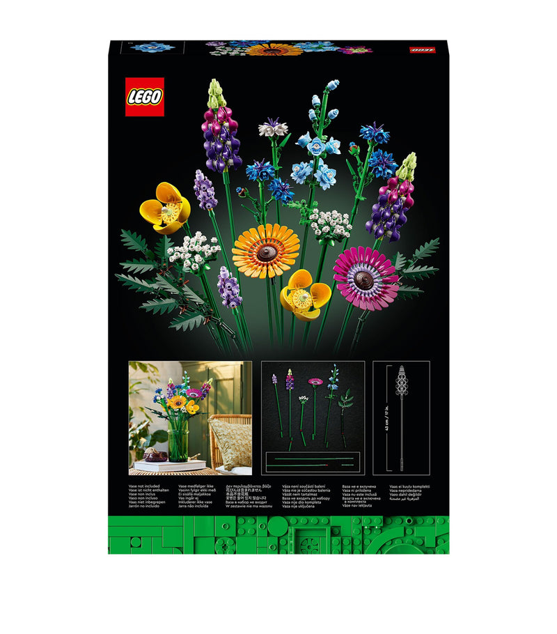 Lego Icons Wildflower Bouquet building set, UK version