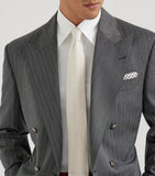 Brunello Cucinelli silk woven tie, UK version