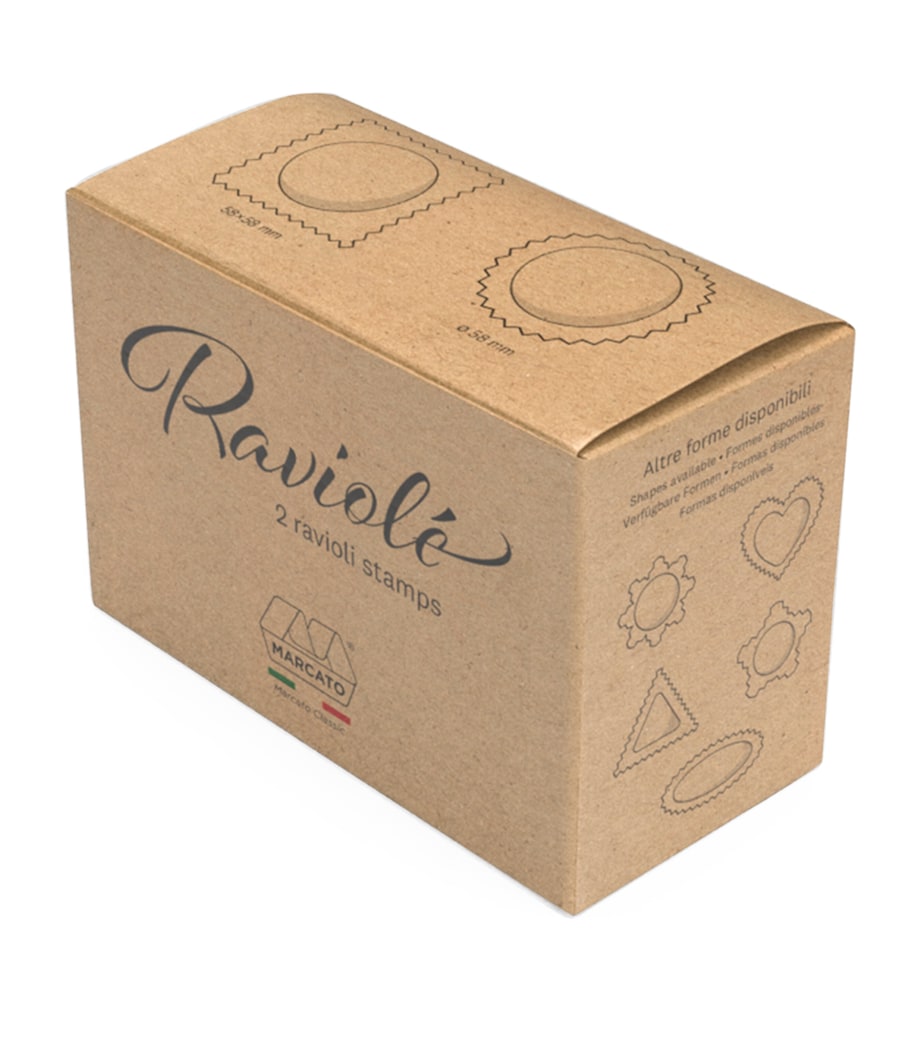 Marcato ravioli kit with stamps, imported from the UK