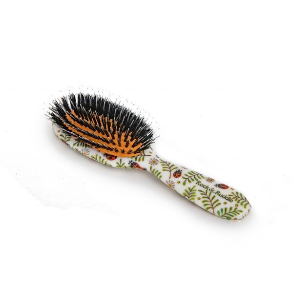 Rock & Ruddle Ladybirds Large Mix Bristle Hairbrush