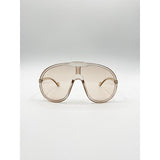 SVNX Wave Mask sunglasses champagne (British brand)