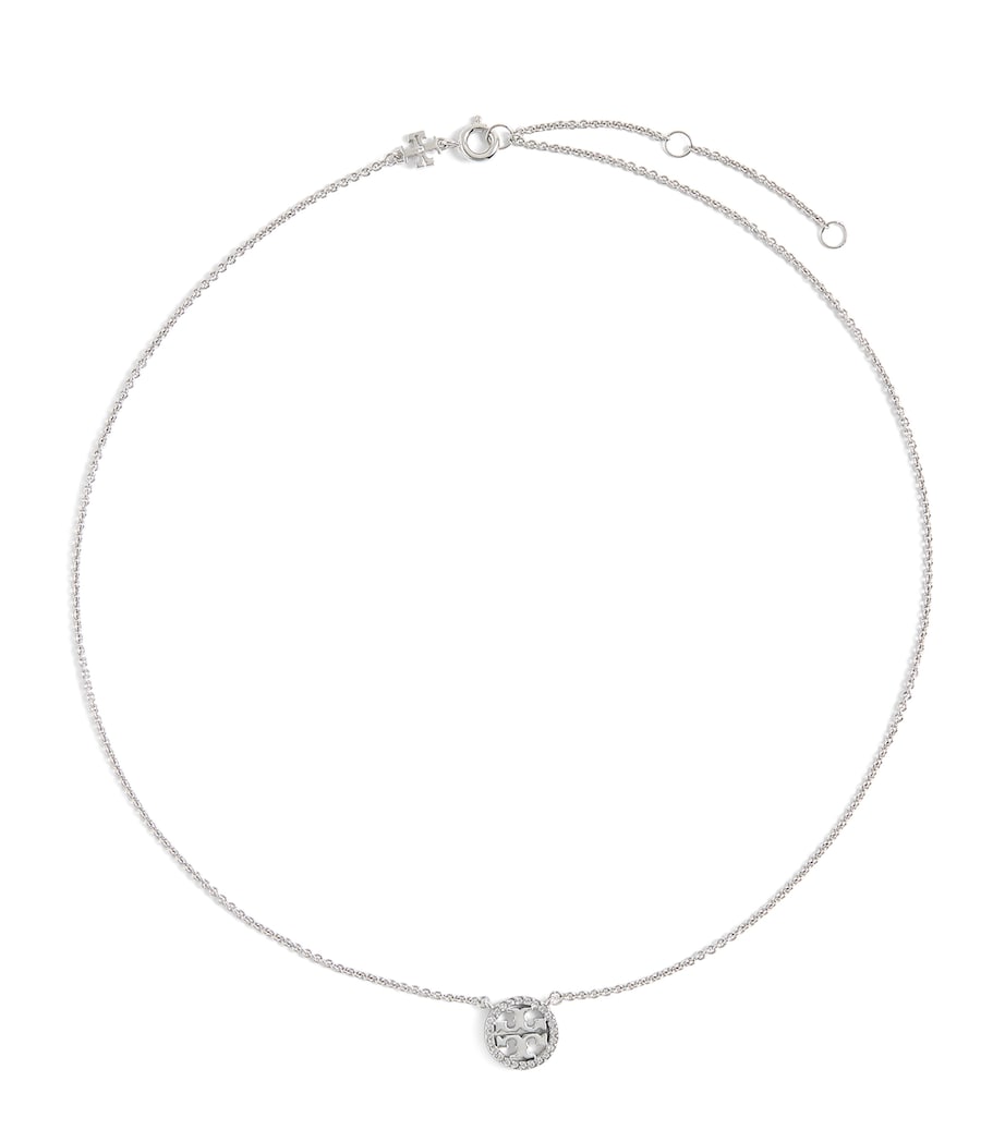Tory Burch Miller Pavé pendant necklace with crystal trims - British product