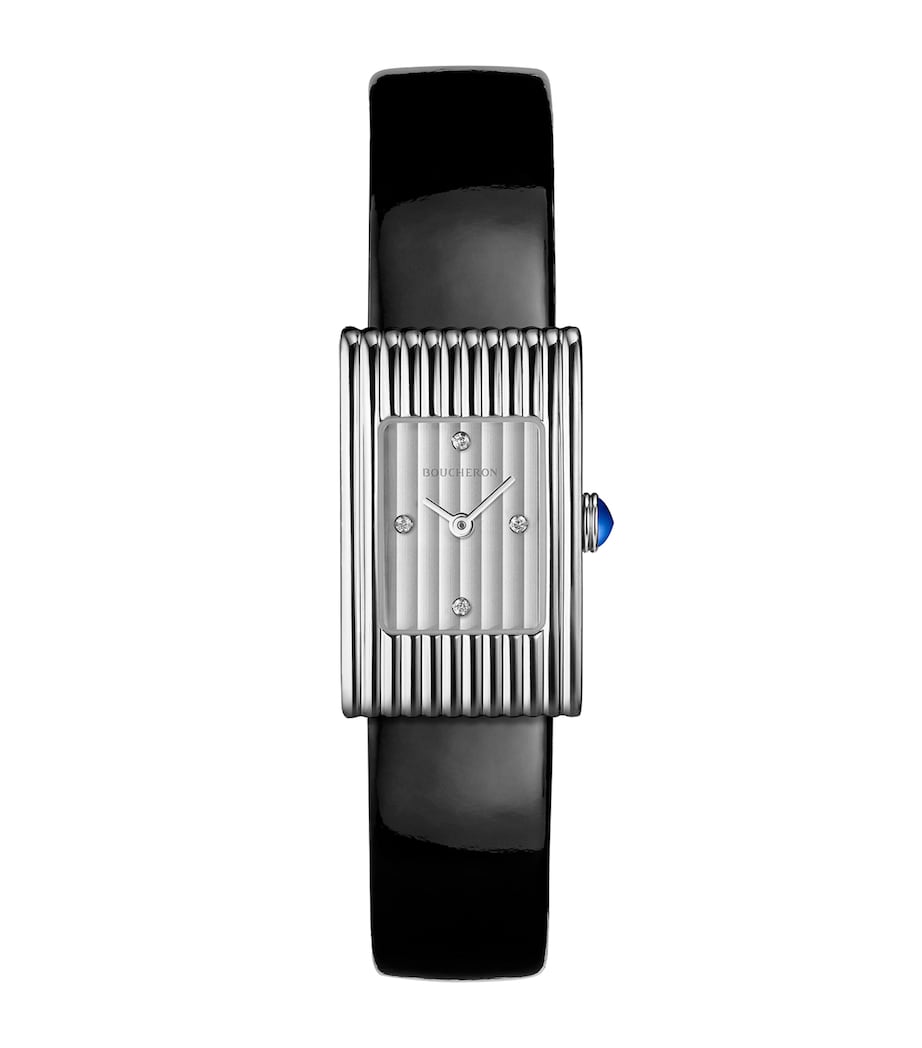 Boucheron Reflet watch 29.5mm diamond indexes (British brand)