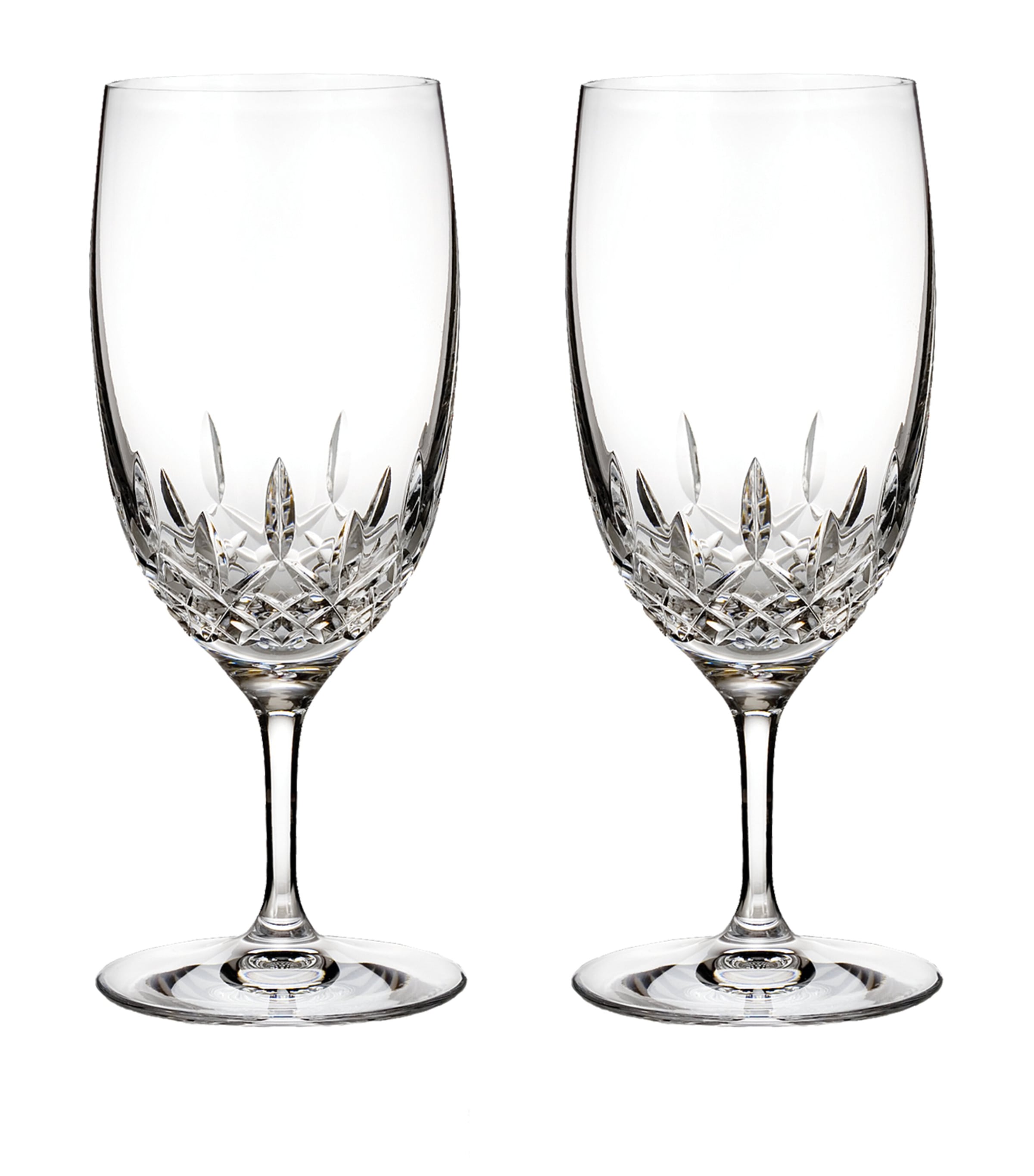 Waterford Lismore Essence iced beverage glasses, set of two 530ml (British brand)