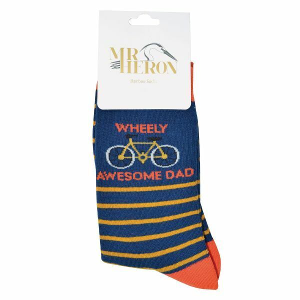 Mr Heron Mens Novelty Bamboo Socks | Gift for Dad 6-11 UK