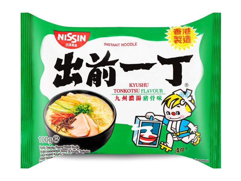 Nissin Kyushu Tonkotsu flavour instant noodles - British product