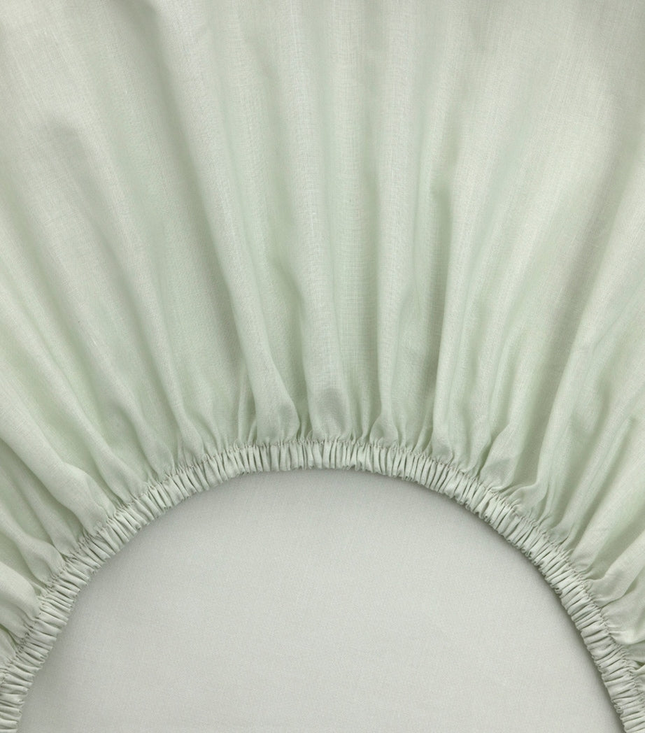 Yves Delorme Batiste Amande super king fitted sheet 180x200cm - British product