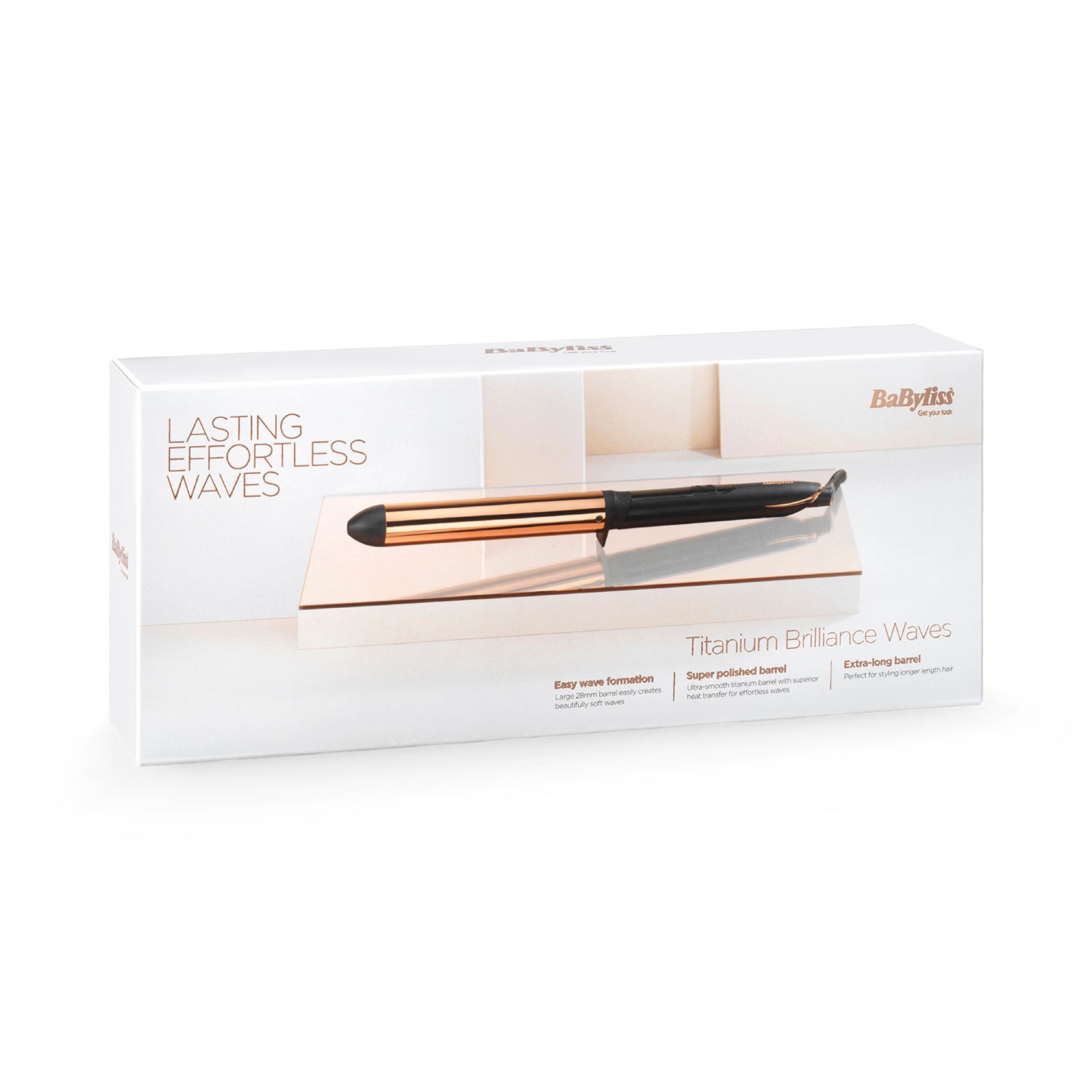 BaByliss titanium waves wand 28mm, UK version