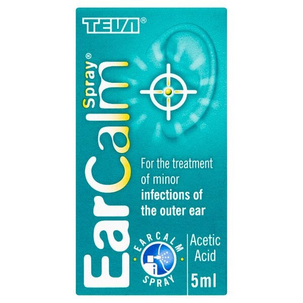 Earcalm for Outer Ear Infections Spray 5ml GOODS Superdrug   