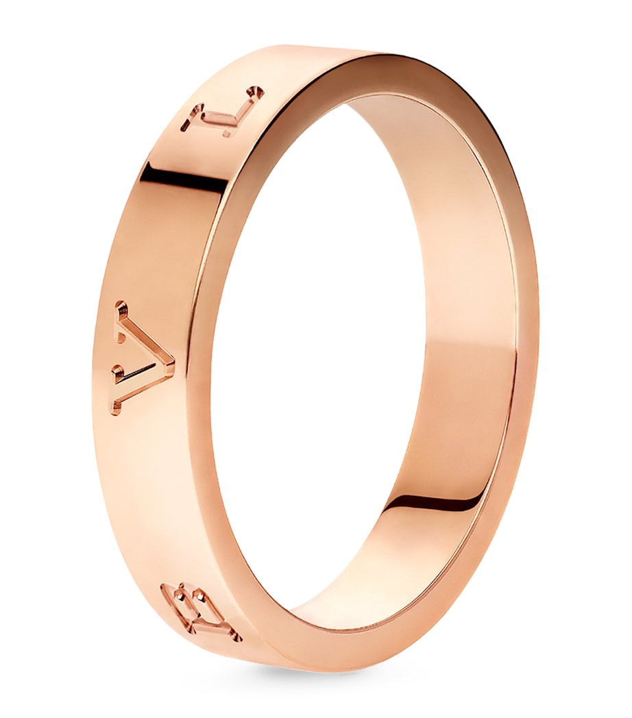 Bvlgari B.zero1 ring in 18-karat rose gold, UK version