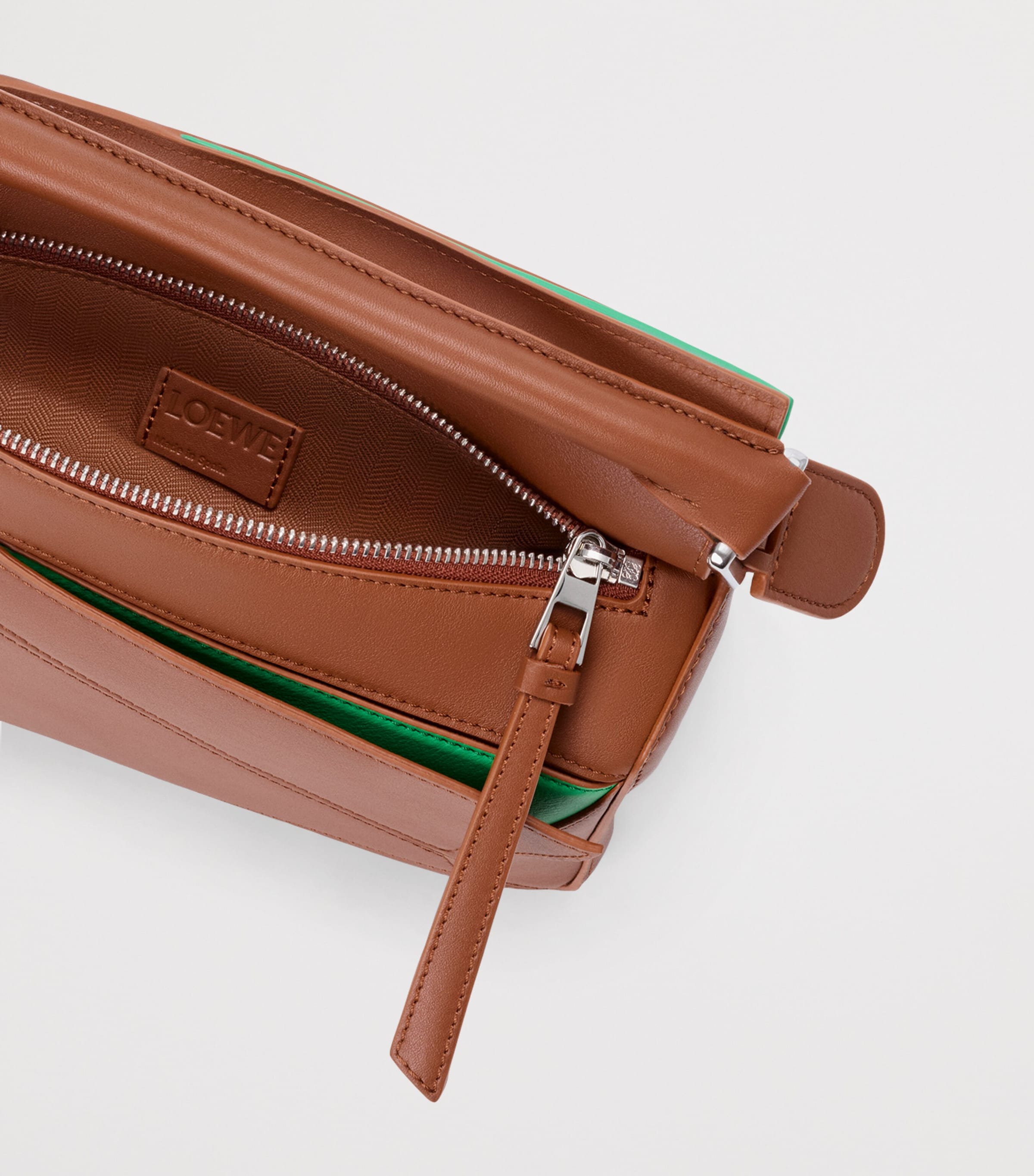 LOEWE layered leather Puzzle top-handle bag small size (British brand)