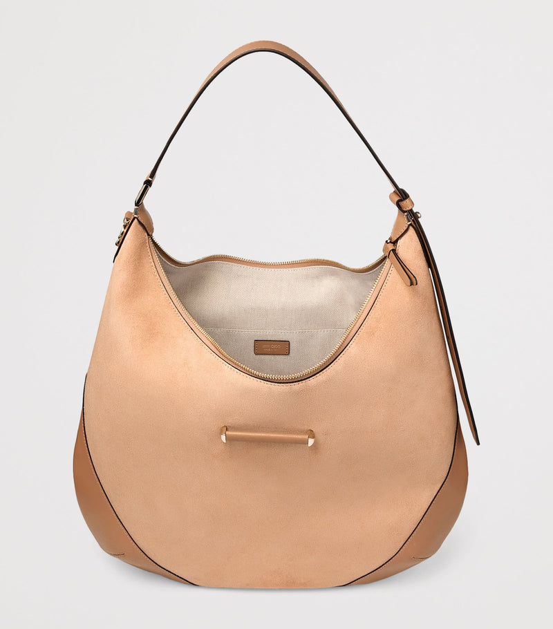 Jimmy Choo Bar suede shoulder bag medium, imported from the UK