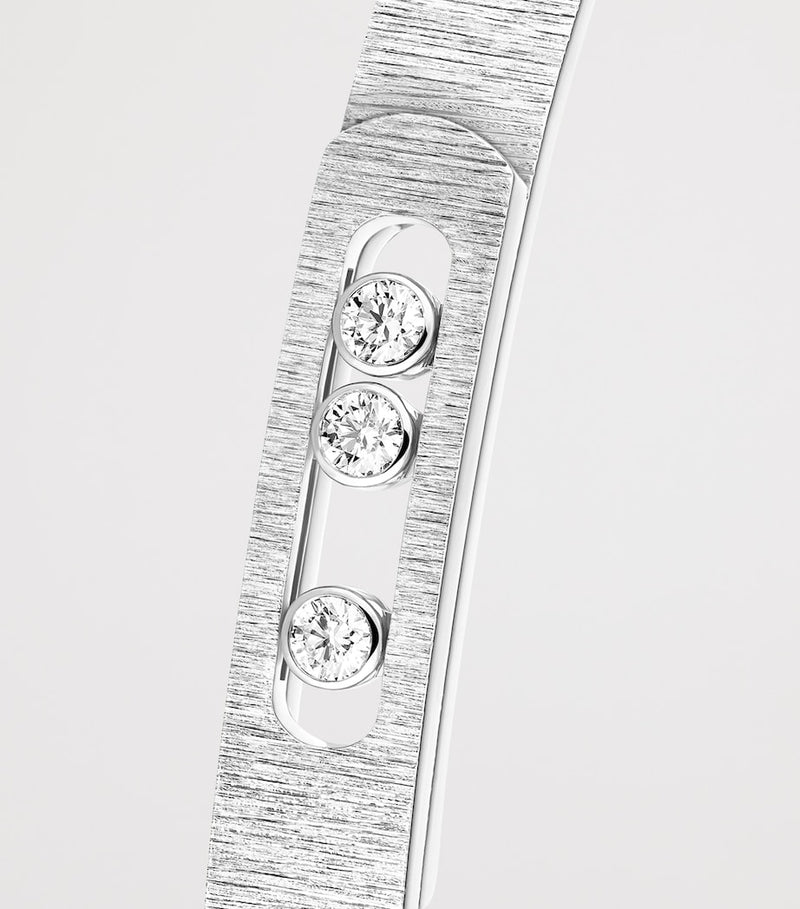Messika Move Noa diamond white gold bangle 0.15ct - British product