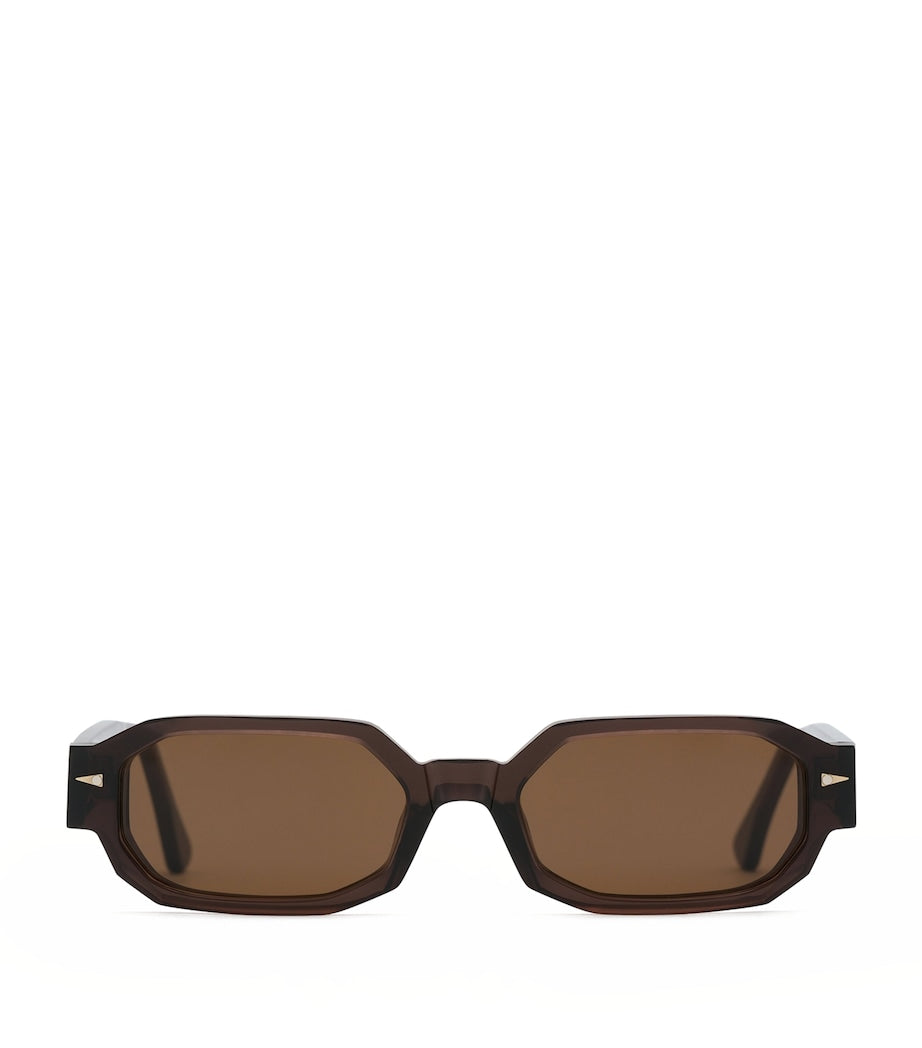 Ahlem Jules angular rectangle sunglasses, UK version