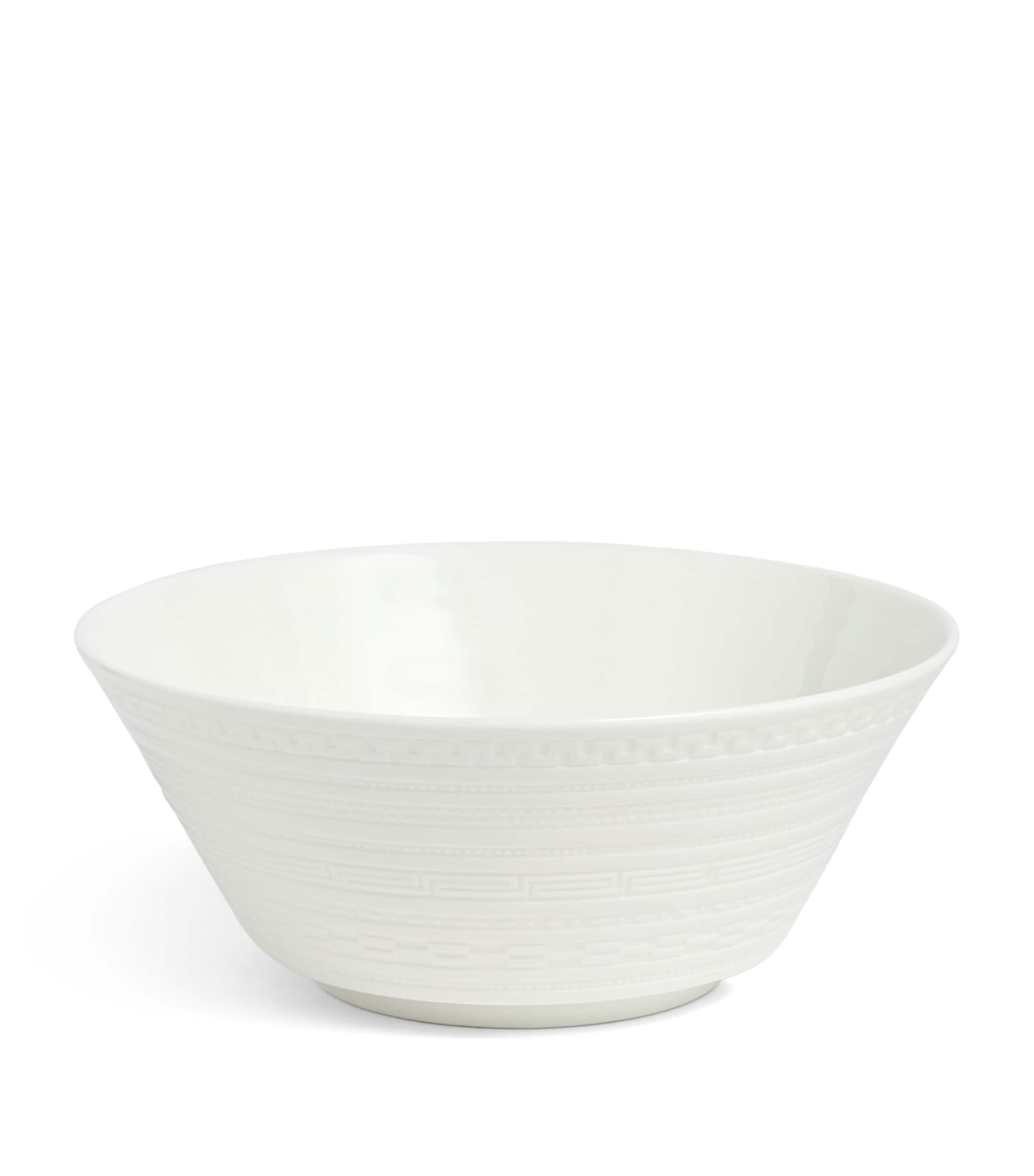 Bone China Intaglio Serving Bowl (20cm)