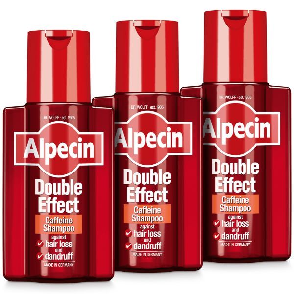 Alpecin Double Effect Shampoo 3x 200ml | Anti Dandruff GOODS Superdrug   