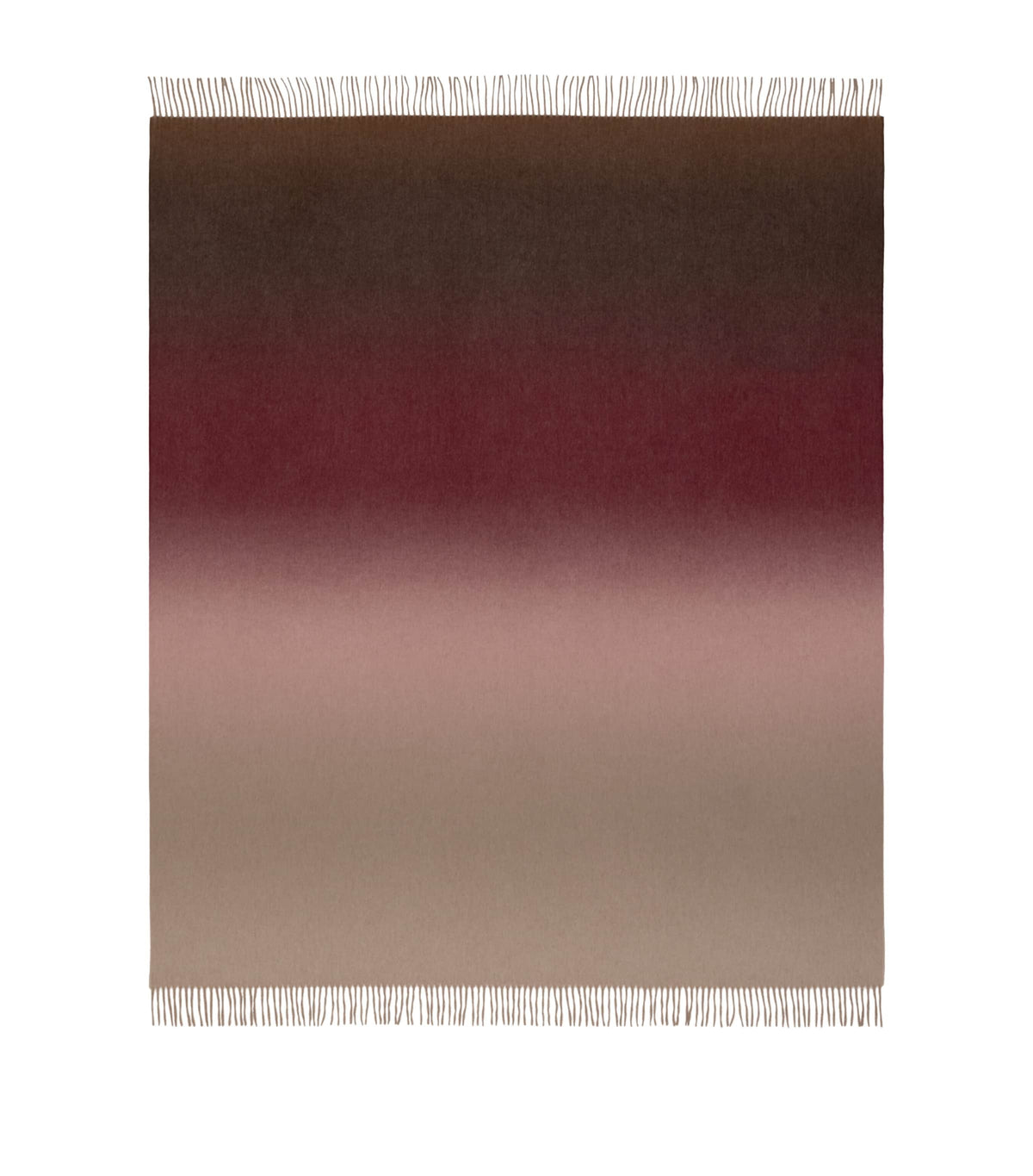 Cashmere Nuance Ombré Throw (147cm x 183cm)