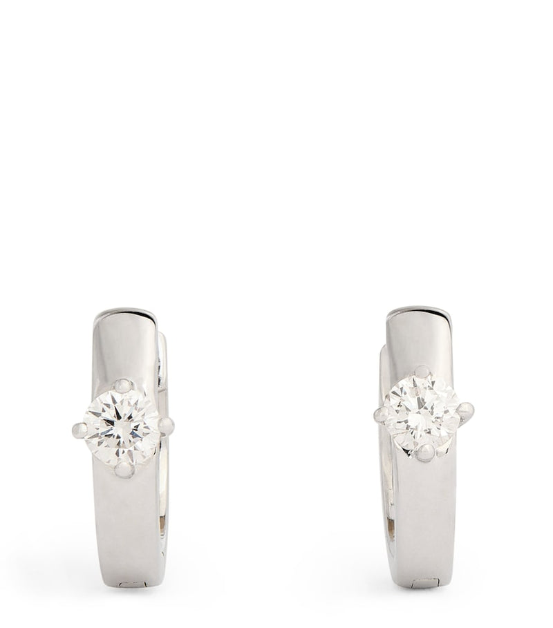 Anita Ko white gold diamond huggie earrings - British product