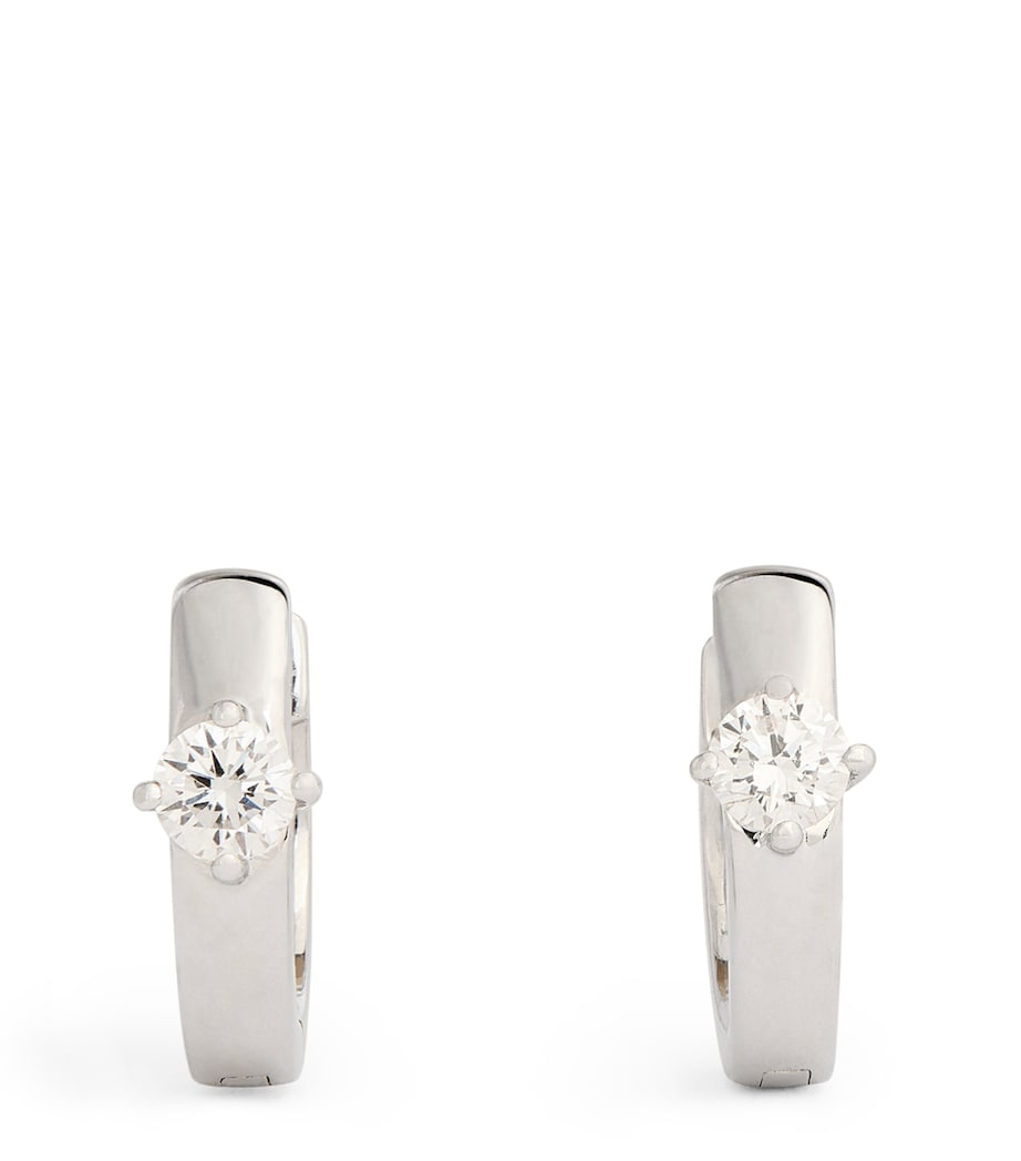 Anita Ko white gold diamond huggie earrings - British product