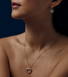 Chopard Happy Diamonds Icons earrings rose gold diamonds (British brand)