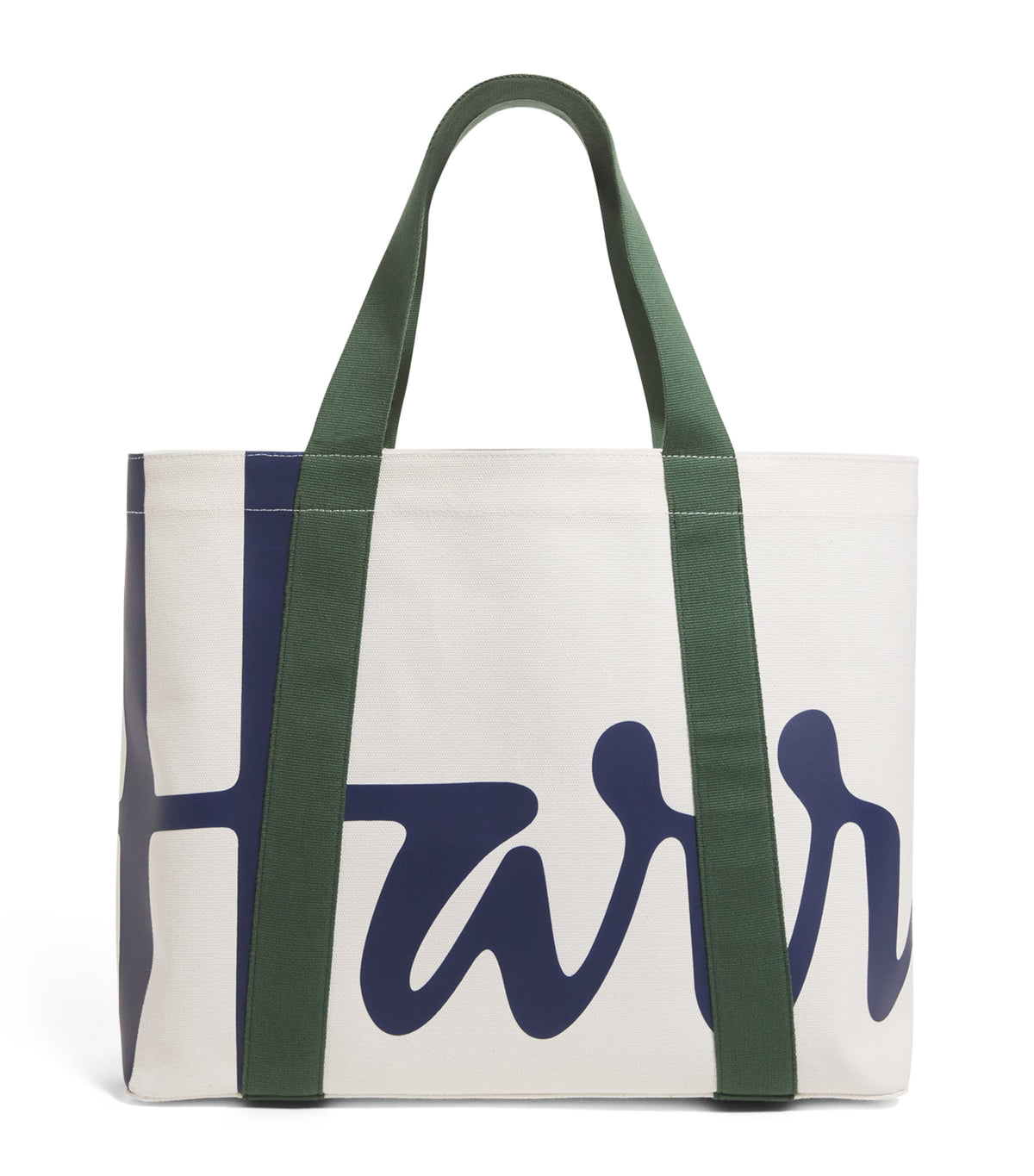 Harrods medium cotton logo tote bag, UK version