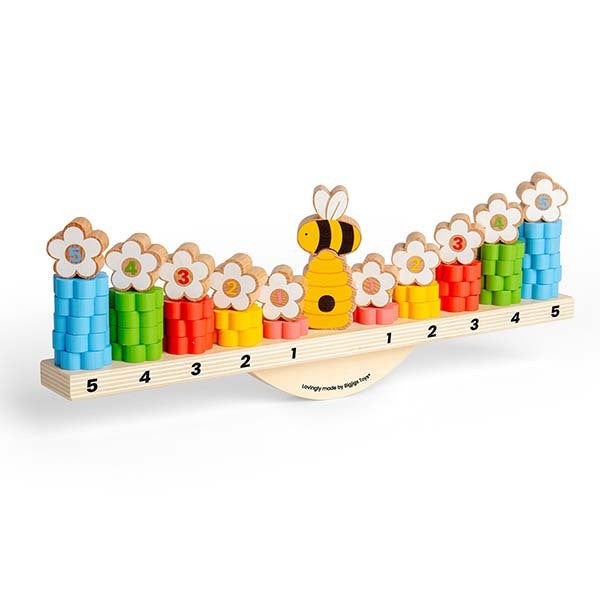 Bigjigs Toys Wooden Bee Balanced Game, 44 Play Pieces GOODS Superdrug   