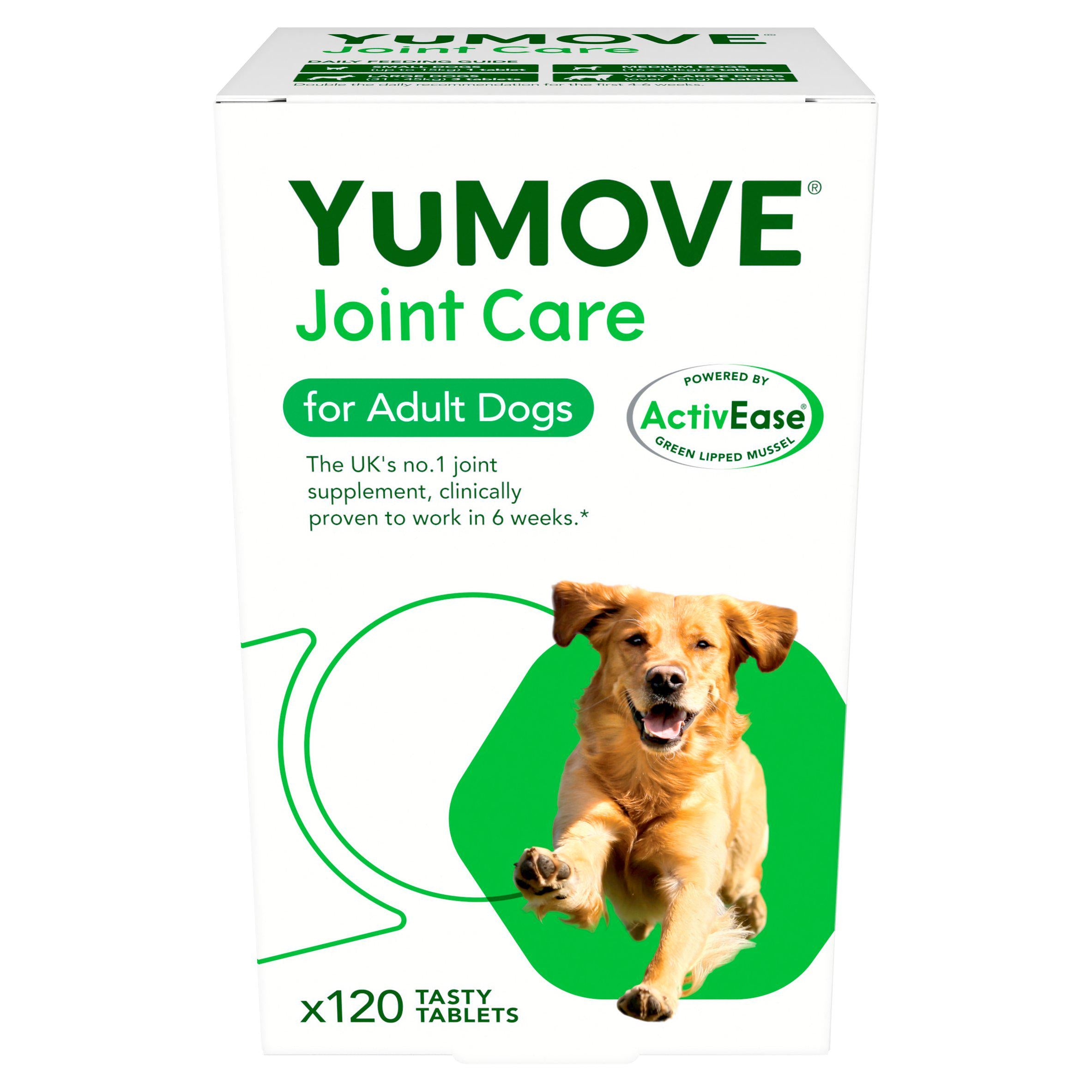 Yumove Joint Care For Adult Dogs Tasty Tablets x120 106g GOODS Sainsburys   