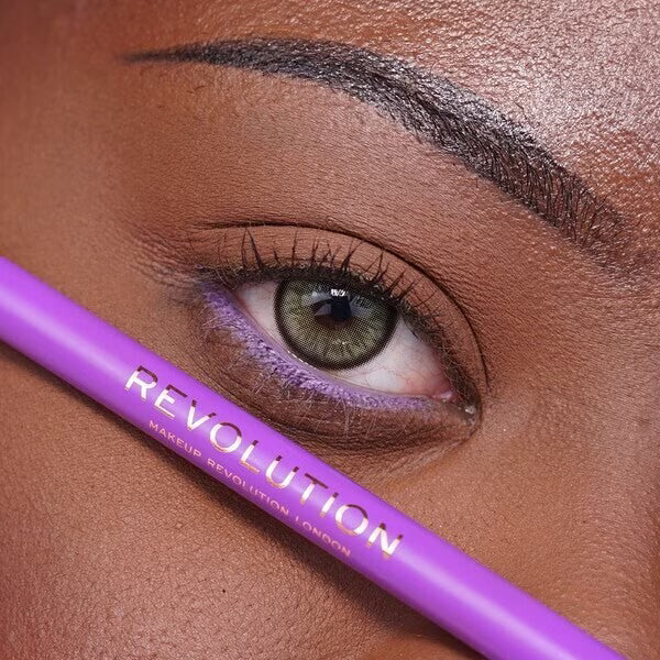 Revolution Streamline Waterline Eyeliner Pencil Purple, imported from the UK