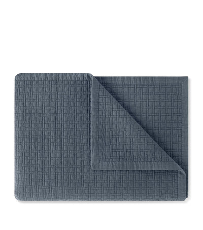 Harrods Amalia Linen Quilted Adorno Bedspread (290cm x 250cm)- Buy online at McGrocer