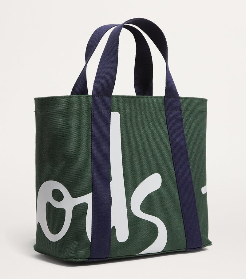 Harrods mini cotton logo tote bag H23cm, UK version